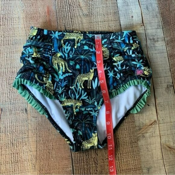 Ruffle butts girls safari high rise swimsuit bikini bottom -16 - Picture 8 of 8